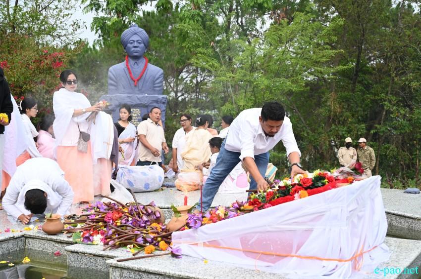 Rich tributes paid to martyrs at the Manipur Martyrs' Complex at Cheiraoching memorial complex :: 13th April 2026