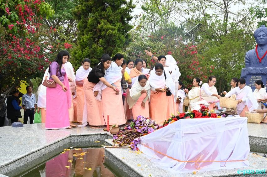 Rich tributes paid to martyrs at the Manipur Martyrs' Complex at Cheiraoching memorial complex :: 13th April 2026