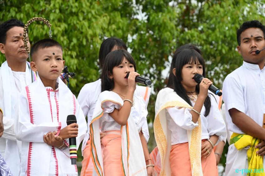 Rich tributes paid to martyrs at the Manipur Martyrs' Complex at Cheiraoching memorial complex :: 13th April 2026