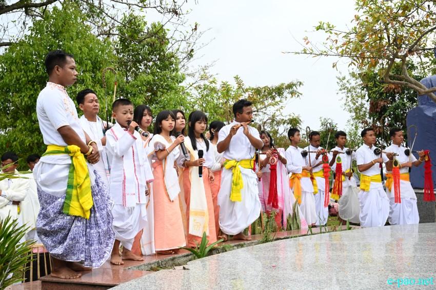 Rich tributes paid to martyrs at the Manipur Martyrs' Complex at Cheiraoching memorial complex :: 13th April 2026