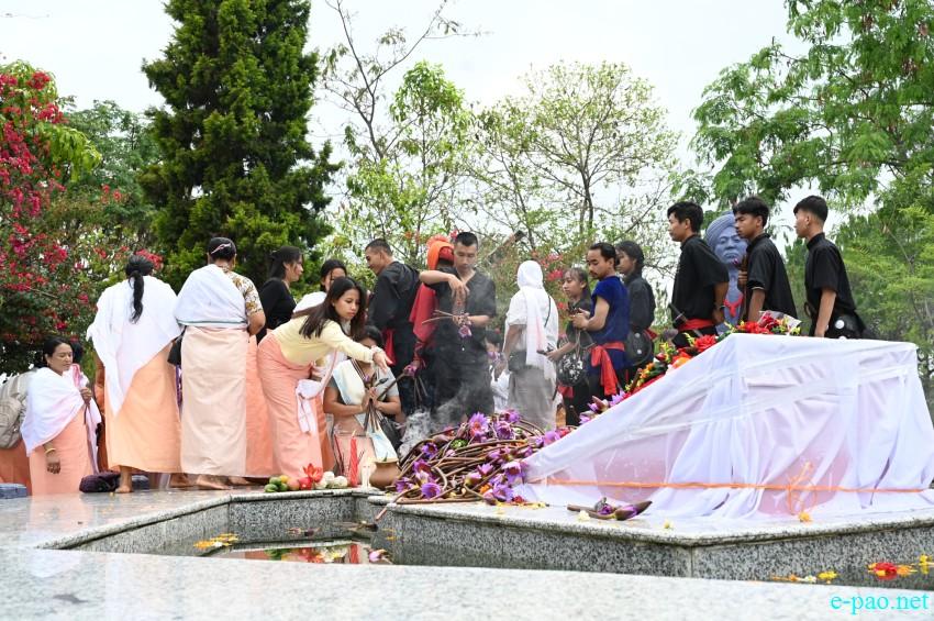 Rich tributes paid to martyrs at the Manipur Martyrs' Complex at Cheiraoching memorial complex :: 13th April 2026