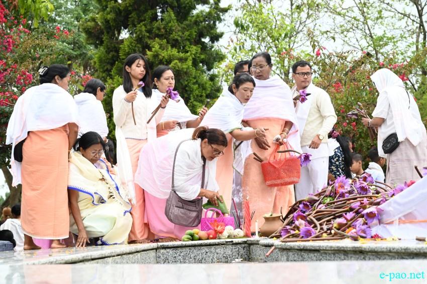 Rich tributes paid to martyrs at the Manipur Martyrs' Complex at Cheiraoching memorial complex :: 13th April 2026