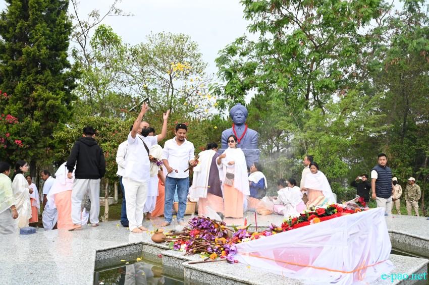 Rich tributes paid to martyrs at the Manipur Martyrs' Complex at Cheiraoching memorial complex :: 13th April 2026