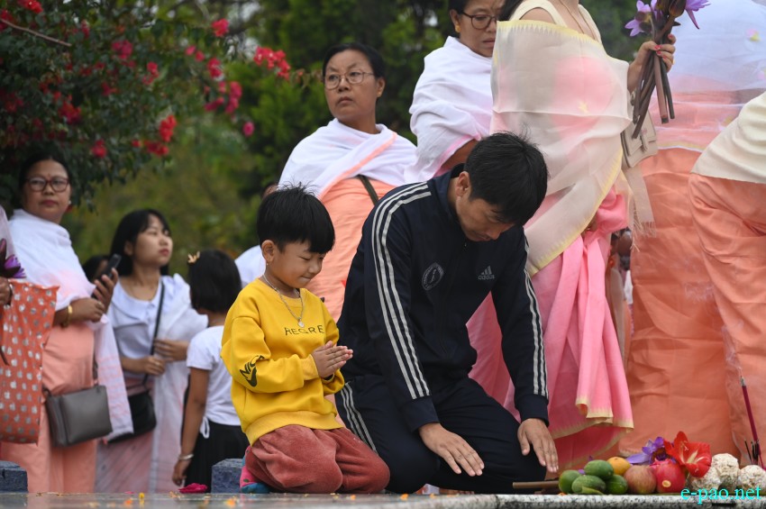 Rich tributes paid to martyrs at the Manipur Martyrs' Complex at Cheiraoching memorial complex :: 13th April 2026