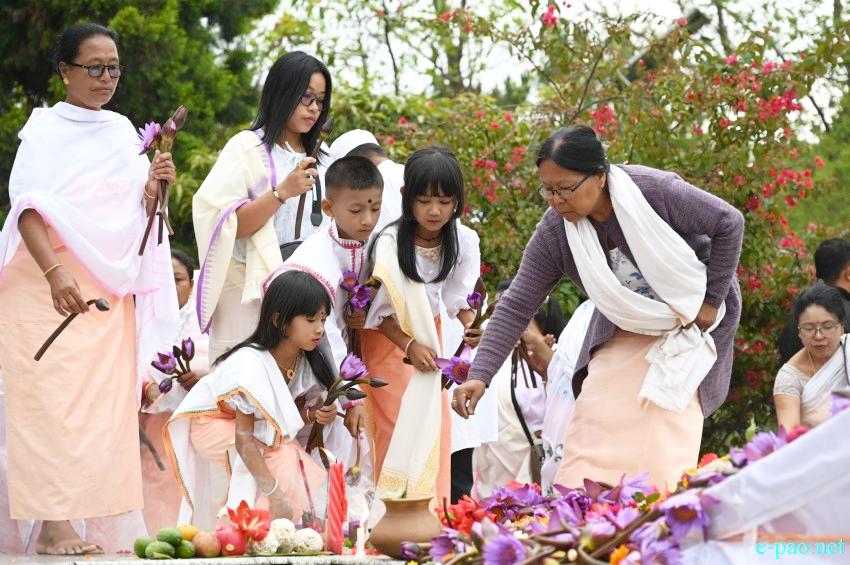 Rich tributes paid to martyrs at the Manipur Martyrs' Complex at Cheiraoching memorial complex :: 13th April 2026