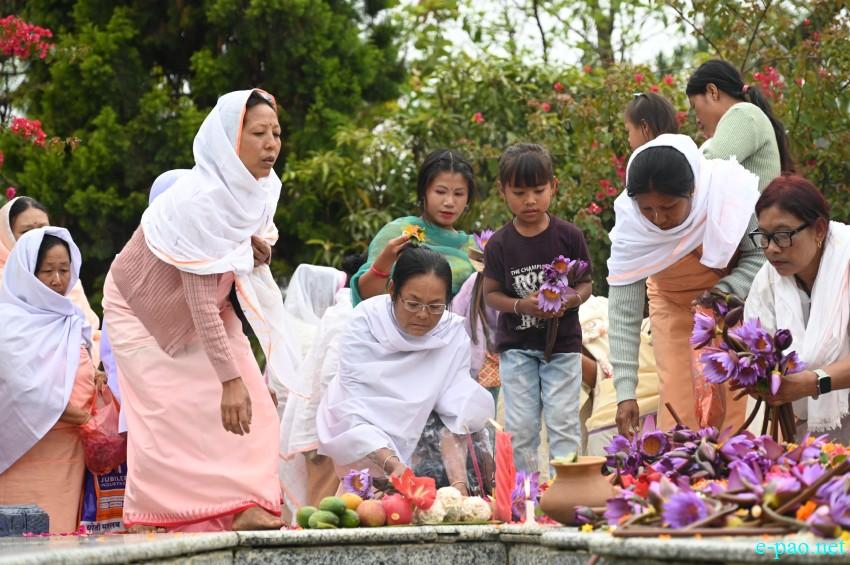 Rich tributes paid to martyrs at the Manipur Martyrs' Complex at Cheiraoching memorial complex :: 13th April 2026