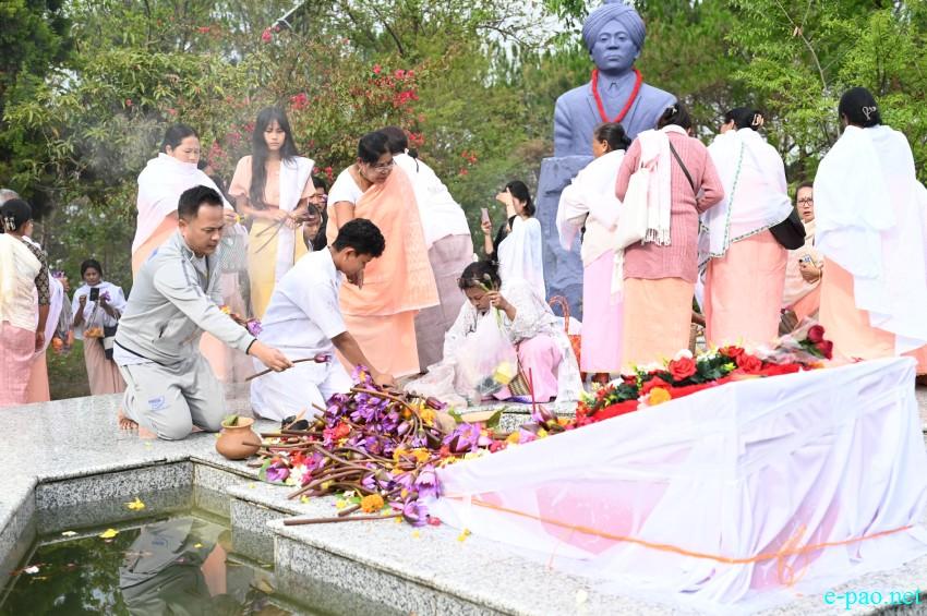 Rich tributes paid to martyrs at the Manipur Martyrs' Complex at Cheiraoching memorial complex :: 13th April 2026
