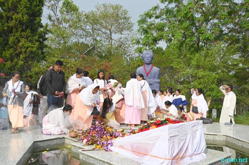 Rich tributes paid to martyrs at the Manipur Martyrs' Complex at Cheiraoching memorial complex :: 13th April 2026