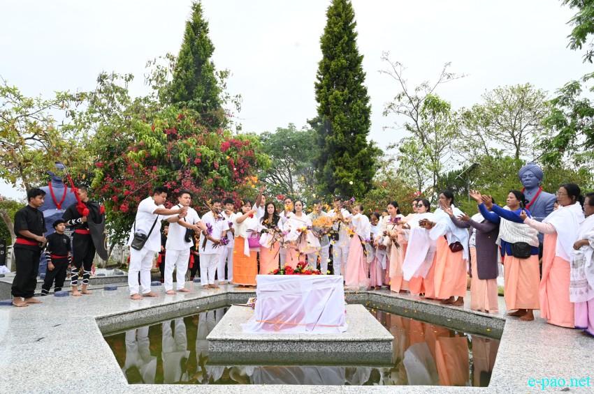 Rich tributes paid to martyrs at the Manipur Martyrs' Complex at Cheiraoching memorial complex :: 13th April 2026