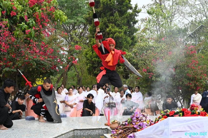 Rich tributes paid to martyrs at the Manipur Martyrs' Complex at Cheiraoching memorial complex :: 13th April 2026