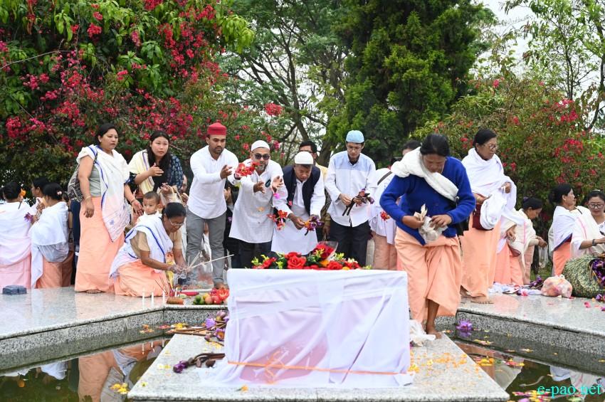 Rich tributes paid to martyrs at the Manipur Martyrs' Complex at Cheiraoching memorial complex :: 13th April 2026