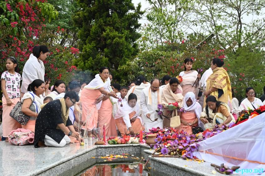 Rich tributes paid to martyrs at the Manipur Martyrs' Complex at Cheiraoching memorial complex :: 13th April 2026
