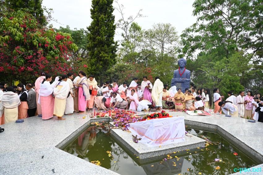 Rich tributes paid to martyrs at the Manipur Martyrs' Complex at Cheiraoching memorial complex :: 13th April 2026