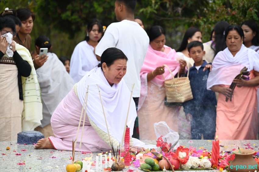 Rich tributes paid to martyrs at the Manipur Martyrs' Complex at Cheiraoching memorial complex :: 13th April 2026