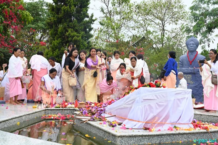 Rich tributes paid to martyrs at the Manipur Martyrs' Complex at Cheiraoching memorial complex :: 13th April 2026