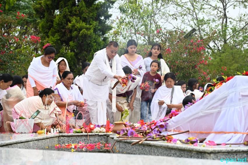 Rich tributes paid to martyrs at the Manipur Martyrs' Complex at Cheiraoching memorial complex :: 13th April 2026