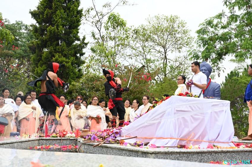 Rich tributes paid to martyrs at the Manipur Martyrs' Complex at Cheiraoching memorial complex :: 13th April 2026