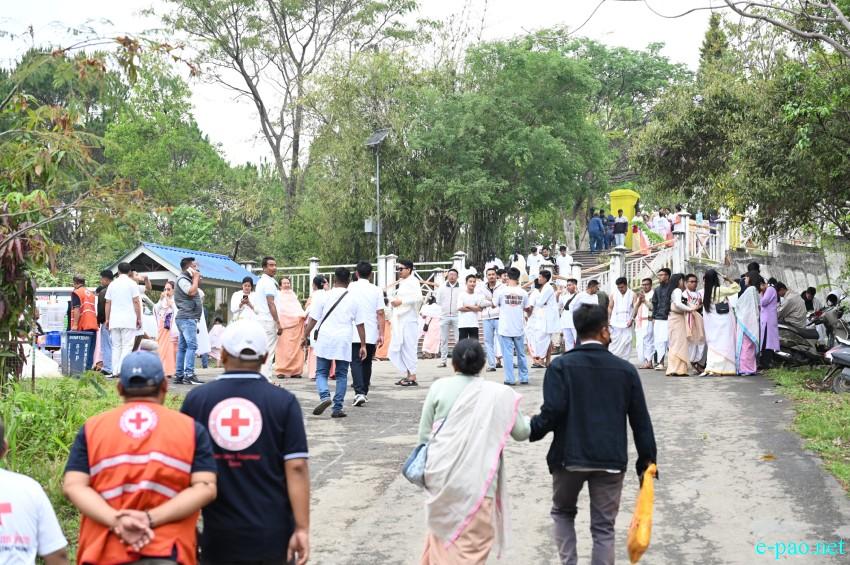 Rich tributes paid to martyrs at the Manipur Martyrs' Complex at Cheiraoching memorial complex :: 13th April 2026