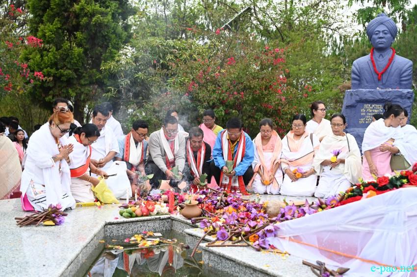 Rich tributes paid to martyrs at the Manipur Martyrs' Complex at Cheiraoching memorial complex :: 13th April 2026