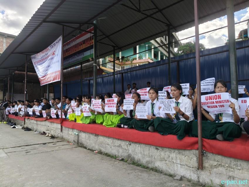 Sit-In-Protest against the NEET 2026 Paper leak at Yaipha Thouni Sanglen, Keishampat :: 25th July 2026