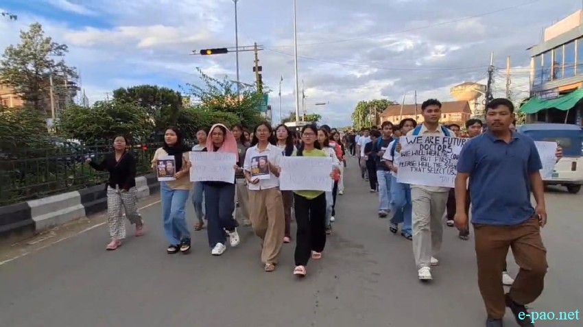 Sit-In-Protest against the NEET 2026 Paper leak at Keishampat :: 23rd July 026