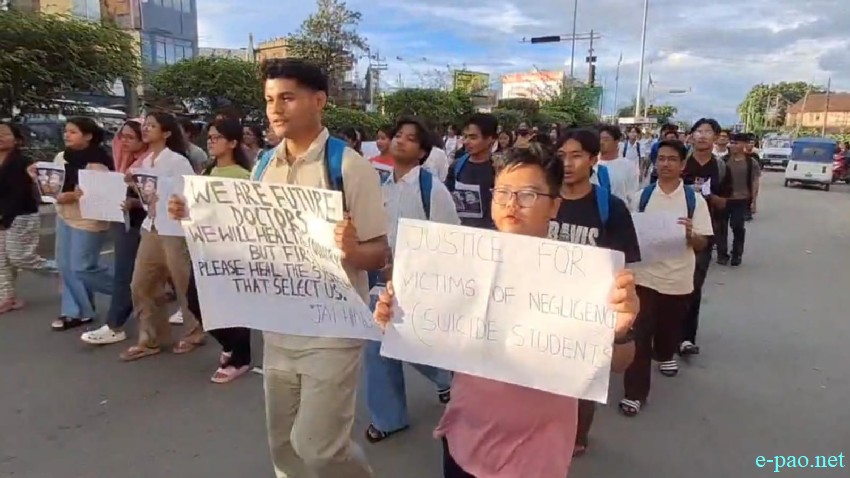 Sit-In-Protest against the NEET 2026 Paper leak at Keishampat :: 23rd July 026