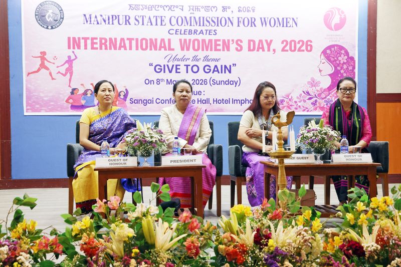 International Women's Day observed by Manipur State Commission for Women (MSCW) at Hotel Imphal :: March 08th 2026