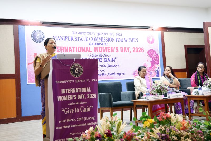 International Women's Day observed by Manipur State Commission for Women (MSCW) at Hotel Imphal :: March 08th 2026