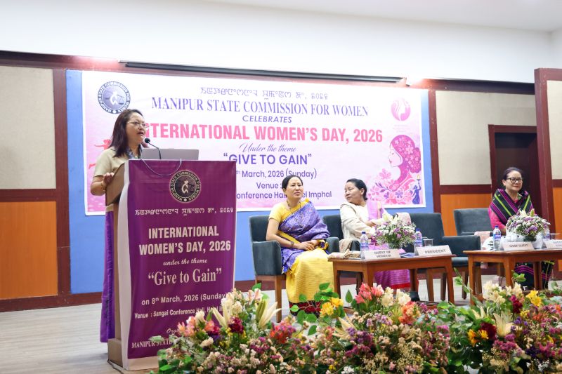 International Women's Day observed by Manipur State Commission for Women (MSCW) at Hotel Imphal :: March 08th 2026