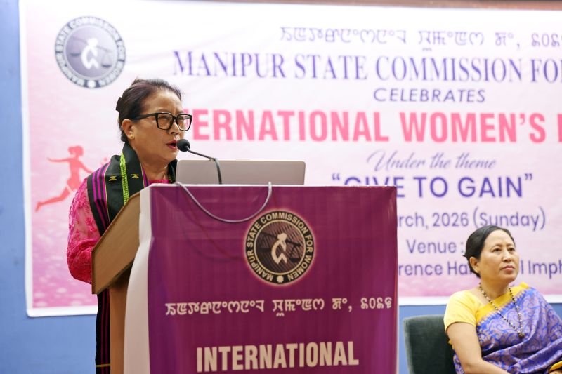 International Women's Day observed by Manipur State Commission for Women (MSCW) at Hotel Imphal :: March 08th 2026