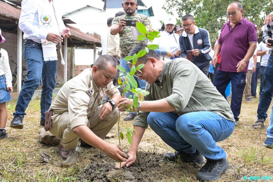 Second Phase of 'Ningol Van' Tree Plantation Drive held at Mekola, Imphal West :: 14th June 2026