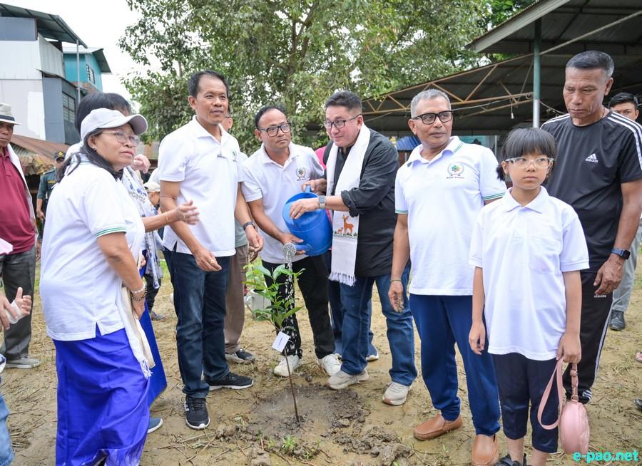 Second Phase of 'Ningol Van' Tree Plantation Drive held at Mekola, Imphal West :: 14th June 2026