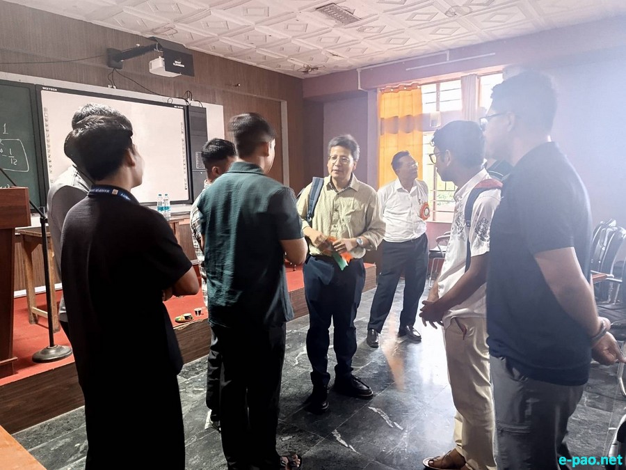 RIST Distinguished Scientist Award 2025 handed over to Prof Jayanta Manoharmayum at Manipur University :: July 25th 2025