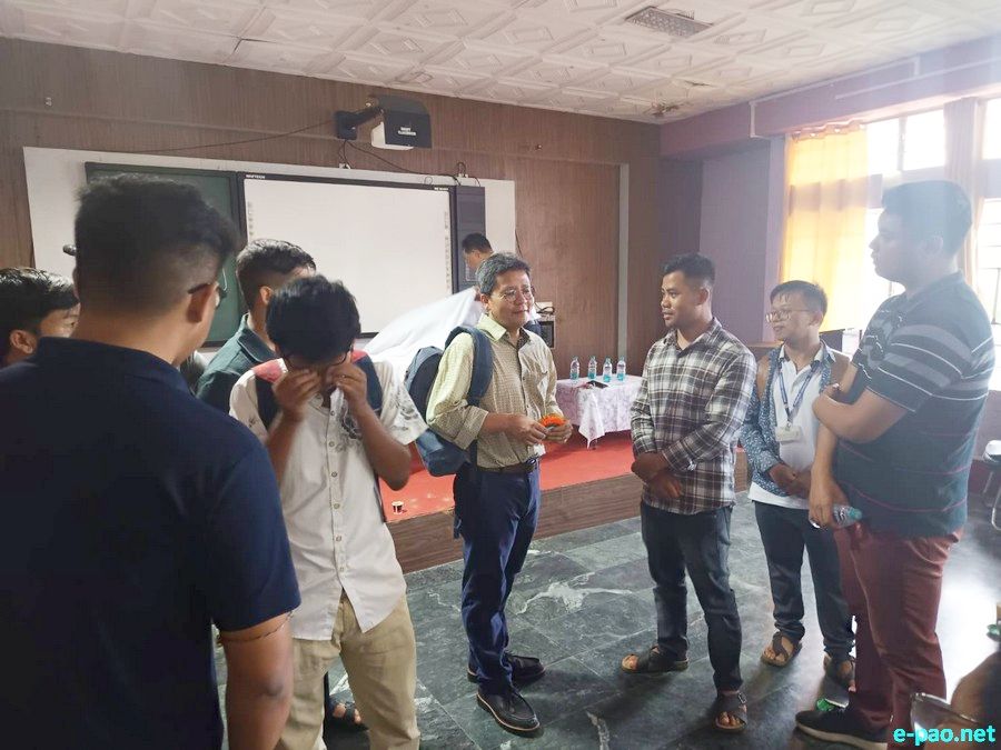 RIST Distinguished Scientist Award 2025 handed over to Prof Jayanta Manoharmayum at Manipur University :: July 25th 2025