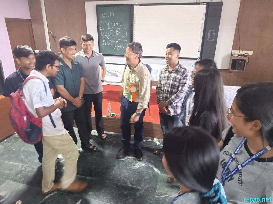 RIST Distinguished Scientist Award 2025 handed over to Prof Jayanta Manoharmayum at Manipur University :: July 25th 2025