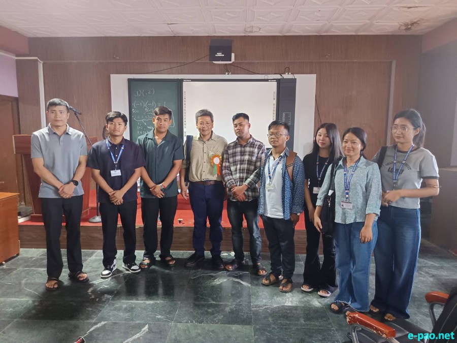 RIST Distinguished Scientist Award 2025 handed over to Prof Jayanta Manoharmayum at Manipur University :: July 25th 2025