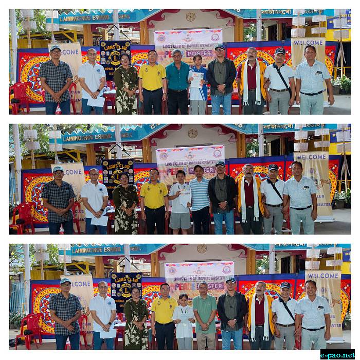 Lions Peace Poster Contest at Nagamapal Paonam Leikai :: 05th October, 2025