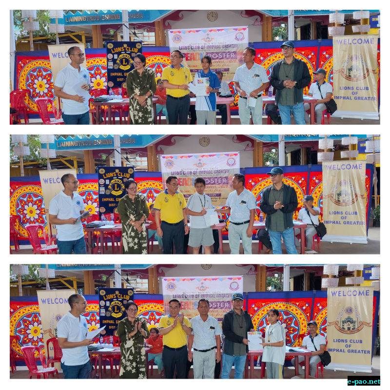 Lions Peace Poster Contest at Nagamapal Paonam Leikai :: 05th October, 2025