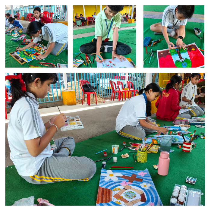 Lions Peace Poster Contest at Nagamapal Paonam Leikai :: 05th October, 2025