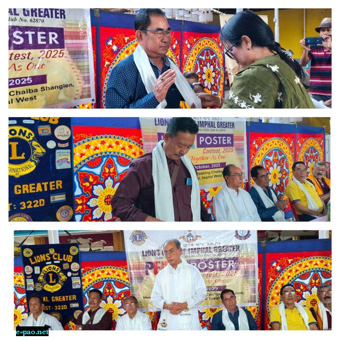 Lions Peace Poster Contest at Nagamapal Paonam Leikai :: 05th October, 2025