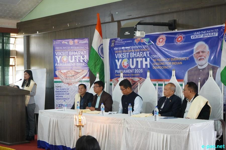 District-Level Viksit Bharat Youth Parliament for Imphal West at Manipur University :: 27th February 2026