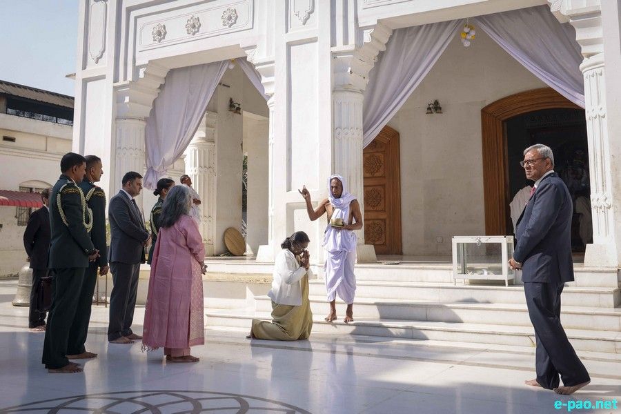 President of India, Droupadi Murmu visited Shree Shree Govindajee Temple, Imphal :: December 12, 2025