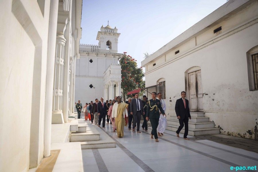 President of India, Droupadi Murmu visited Shree Shree Govindajee Temple, Imphal :: December 12, 2025