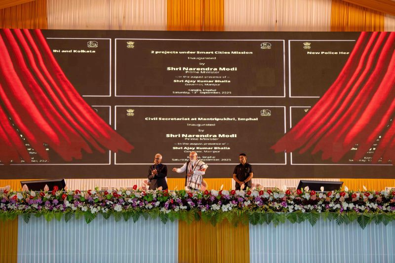 Prime Minister Narendra Modi visited Manipur at Churachandpur and Imphal :: September 13, 2025