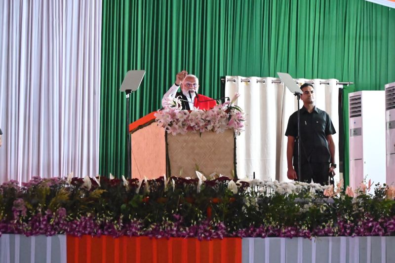 Prime Minister Narendra Modi visited Manipur at Churachandpur and Imphal :: September 13, 2025