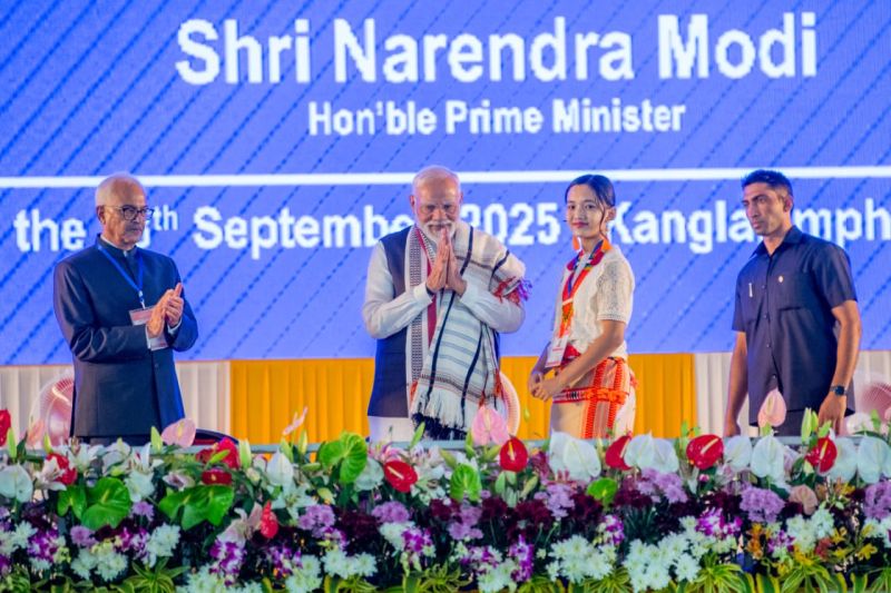 Prime Minister Narendra Modi visited Manipur at Churachandpur and Imphal :: September 13, 2025