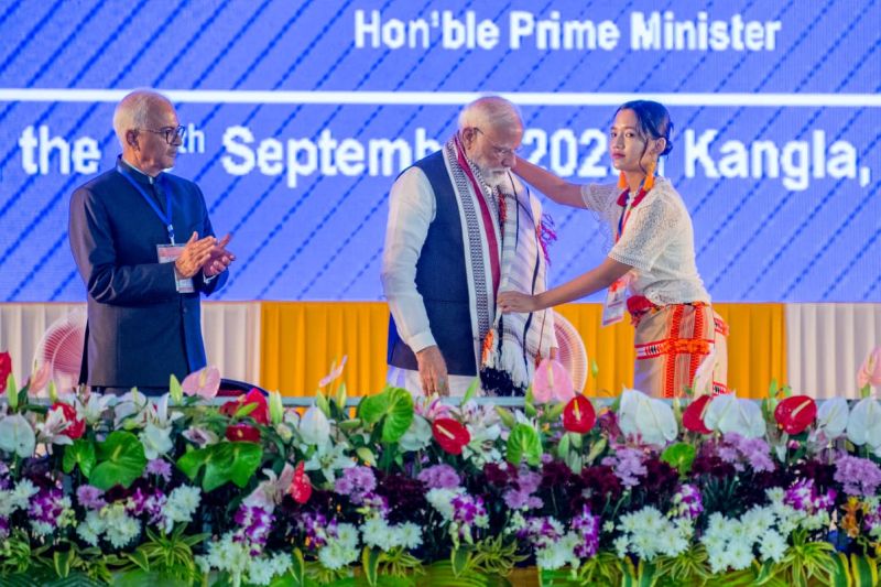 Prime Minister Narendra Modi visited Manipur at Churachandpur and Imphal :: September 13, 2025