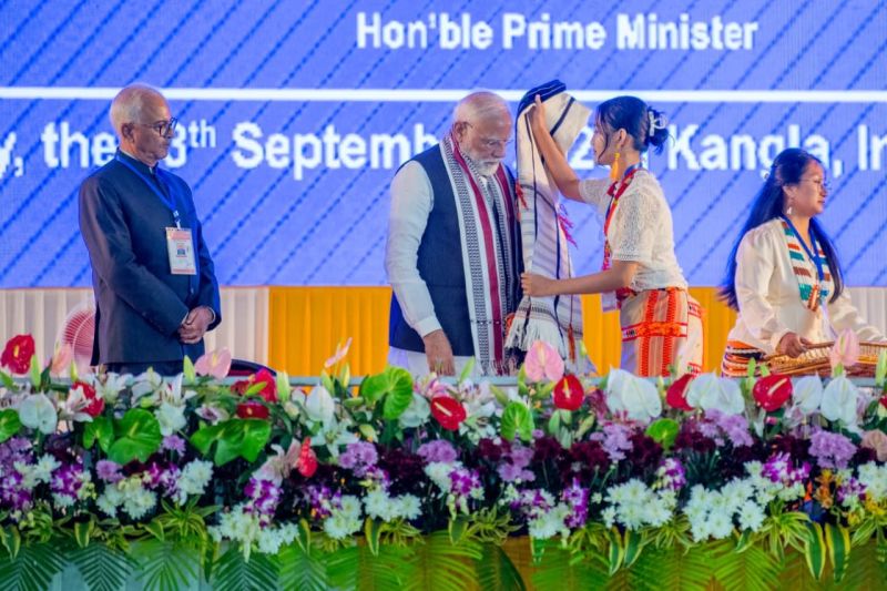 Prime Minister Narendra Modi visited Manipur at Churachandpur and Imphal :: September 13, 2025