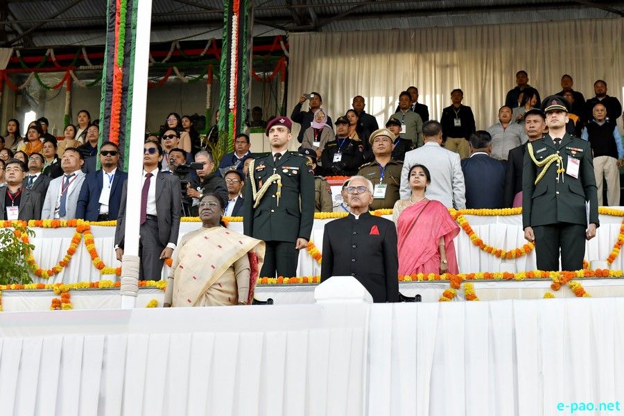 President of India, Droupadi Murmu at Imphal, Manipur on a two-day visit to Manipur :: December 11, 2025