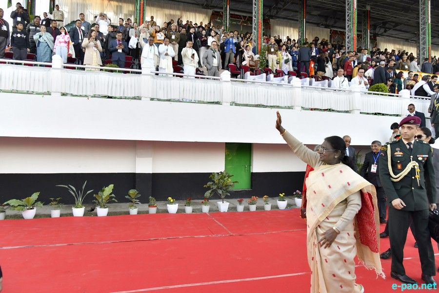 President of India, Droupadi Murmu at Imphal, Manipur on a two-day visit to Manipur :: December 11, 2025